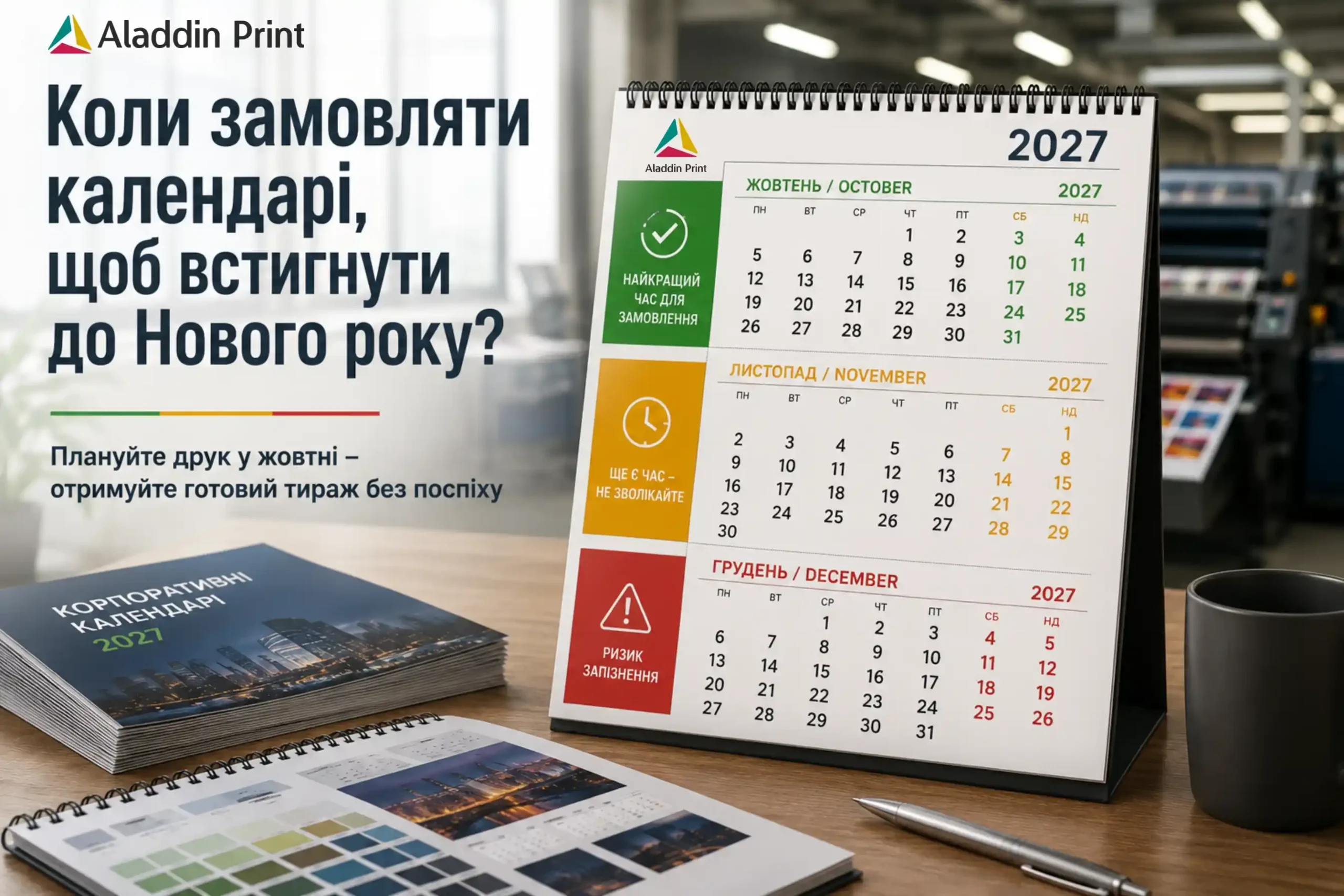 замовити календар з фото на 2027 рік