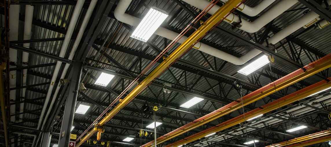LED освітлення складу