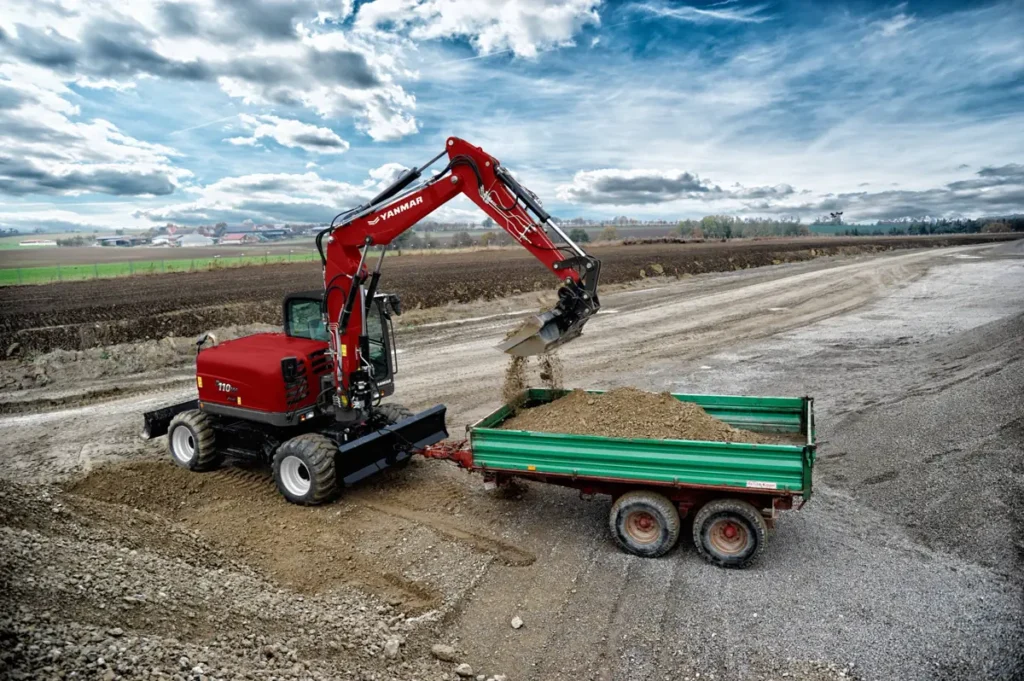 Экскаватор Yanmar B110W